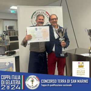 secondo classificato concorso terra di san marino coppa Italia di gelateria